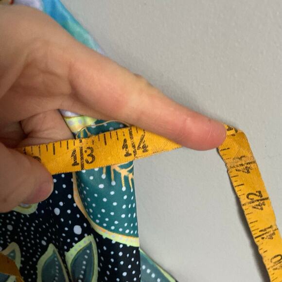 Mara Hoffman Square Neck Arcadia One Piece Swimsuit Boho Floral Botanical XS - Picture 4 of 11